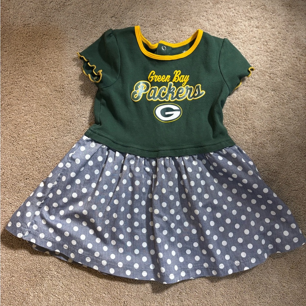 Green Bay Packers Toddler Dress